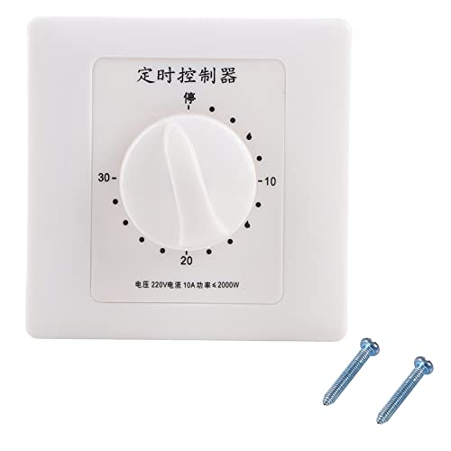 30Min Countdown Timer Schalter Sockel Digital Timer Schalter Steuersteckdose Indoor Digital Zeitschaltuhr AC 220 V 10 A 30 Min Elektrische Zeit Countdown-Timer Steuerschalter Stecker für Haushalt von Zerodis