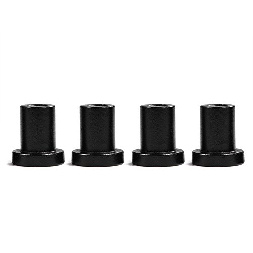 4 Stück Wandschienen-Abstandshalter für Schiebetür-Hardware, Rollrollen, Verbindungsvorrichtung, Karbonstahl, Verbindungsschiene, verstellbare Abstandshalter von Zerodis