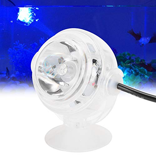 Aquarium-Licht, Aquarium-Beleuchtung, Aquarien, Bunter Farbverlauf, Nachtlicht, Aquarium, Süßwasser, Meerwasser, Zubehör, 100–240 V, 1 W, Aquarium-Licht, Fische für Aquarium, von Zerodis