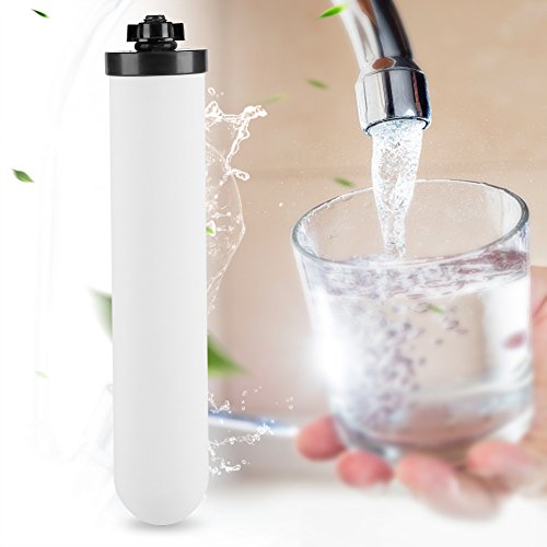 Aufsatz Trinkwasser Filtrationssystem Keramik Wasserfilter Filterelement mit 1/4 Zoll Wasserauslass Filtrationssystem Reinigen Sie das Ersatzteil von Zerodis