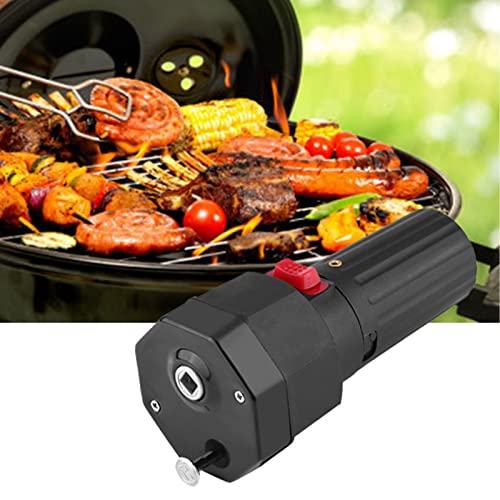 Barbecue Motor 1.5V Batteriebetriebene Black Elektrischer BBQ Grill Motor Batteriemotor Braten Bracket Zubehör Campingartikel Batterie Grillmotor für Grillspieße Roast Halterung Halter von Zerodis