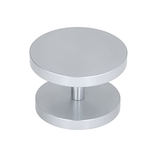 Beidseitiger Espresso-Tamper, Espresso-Kaffee-Tamper, Espresso-Tamper-Werkzeug, Kaffee-Tamp-Werkzeug mit Flachem Boden, 50 Mm und 58 Mm, Spülmaschinenfest(Silber) von Zerodis