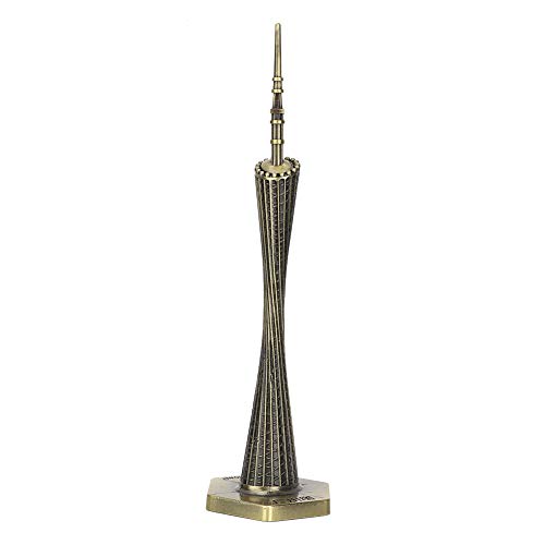 Canton Tower-Modell aus Metall, Bronze, Guangzhou, Kleine Taille, Vintage, Kunsthandwerk, Tour, Souvenir, Heimdekoration, Ornamente, Sammlerfiguren(Bronze) von Zerodis