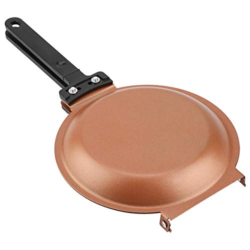 Doppelseitige Bratpfanne, Klappbratpfanne, Spiegelei-Pfannkuchen-Maker für Haushaltsküchen-Kochgeschirr von Zerodis