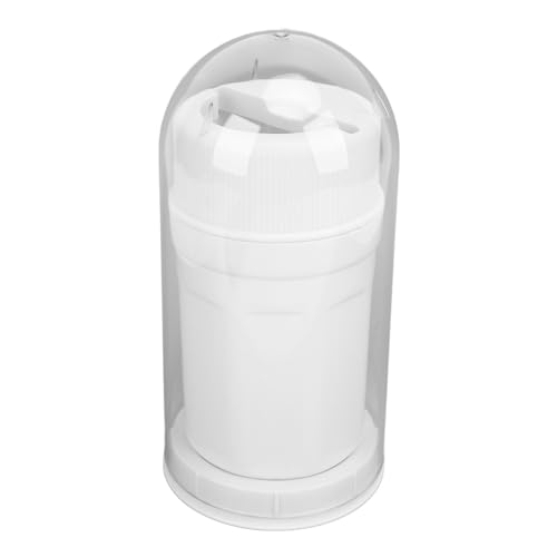Drehbarer Eisbecher, Rotierende Eiswürfelschale, Stapelbare Wiederverwendbare Eiswürfelform mit Rotationsfunktion Zum Kühlen von Whisky-Cocktails Im Gefrierschrank (WHITE) von Zerodis