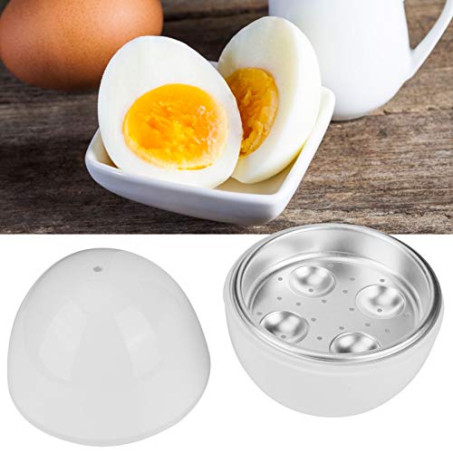 Eierkocher, Kabelloser Mikrowellen Eierhersteller Eierkocher 4 Eier Boiler Dampfgarer 4 perfekt Gekochte Hart- oder Weichgekochte Eier in Weniger als 9 Minuten, für Frühstück Kochen von Zerodis