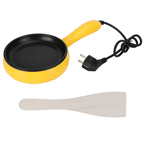 Zerodis Mini-Griddle 300W Elektro-Grillpfanne Antihaft-Bratsteak-Pfannkuchen-Eierpfanne mit Holzspatel EU-Stecker 220V von Zerodis