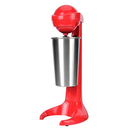 Elektrischer Milchshake Getränkemixer Shake-Maschine Doppelkopfkaffee Schaumrührer Getränkemischer Schneebesen Fruchtsaft Küchenwerkzeug(EU-Stecker) von Zerodis