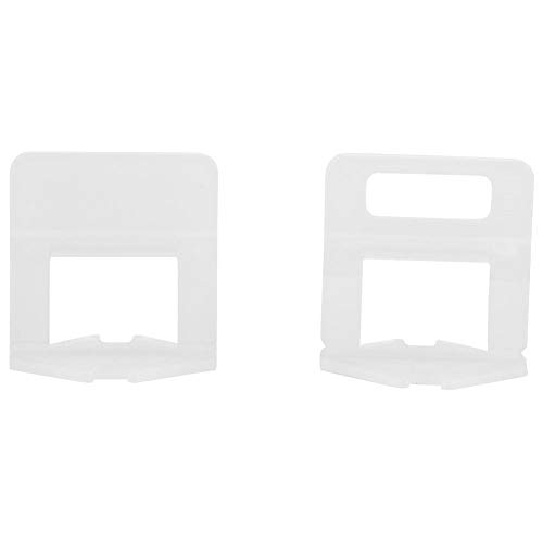 Fliesen-Nivellier-Clips, 100 Stück/Set, Kunststoff, Einweg-Boden-/Wand-/Keramikfliesen-Nivellier-Clips, Abstandhalter, Fliesenwerkzeug (1,5 mm) von Zerodis