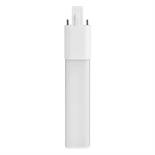 Zerodis Glühbirne 6W 2 Pin LED Kompaktlampe Leuchtstofflampe G23 / GX23 Sockel 6000K Horizontale versenkte Röhre Glühbirne(White G23) von Zerodis