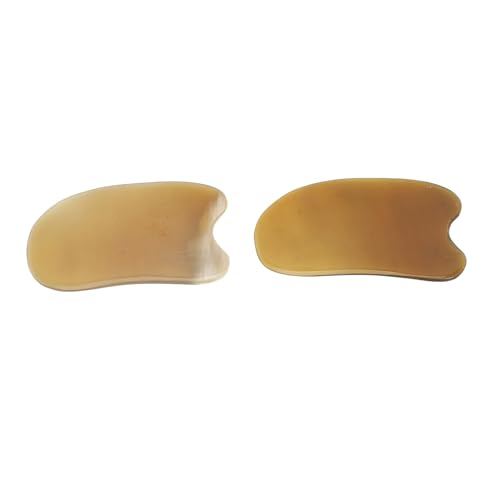 Gua Sha Gesichtswerkzeug, 2 Stück Gua Sha Gesichtswerkzeug für Rücken, Gua Sha Schaben, Massagewerkzeug, Guasha-Brett für Hals, Gesicht, Rücken, Hand, Handgelenk, Schultern, Fuß, Gua Sha, Schaben von Zerodis