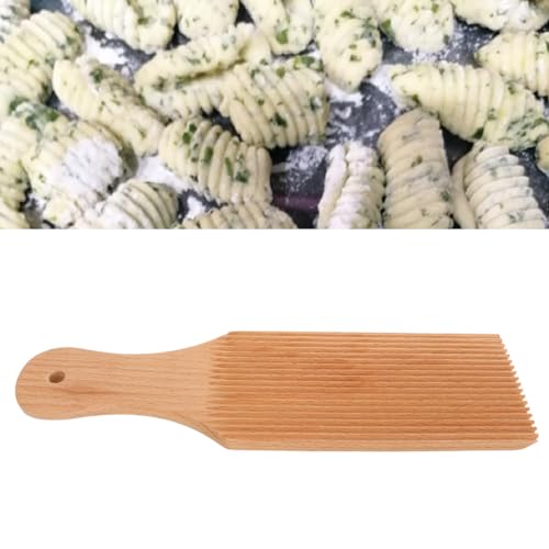 Leichtes und Praktisches Gnocchi-Brett mit Oberfläche aus Buchenholz für Perfekte Gnocchi-Form, Unverzichtbares Werkzeug für die Italienische Küche von Zerodis