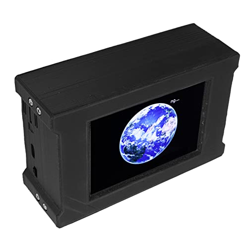 MMDVM-Gehäuse, Schnelle Wärmeableitung, Sorgfältig Kalibriertes Duplex-Digital-Sprachmodem mit 3,5-Zoll-Farbbildschirm für Amateurfunk (Schwarz) von Zerodis