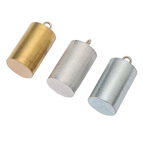 Metall-Dichte-Blöcke-Set, 3-teiliges Metall-Dichte-Blöcke-Set, Solide Metall-Massenblöcke, Kupfer-Eisen-Aluminium-Zylinder-Stil, Metallzylinder-Set Metall-Dichte-Blöcke-Set, 3-teiliges Metall-Dichte-Blöcke-Set, Solide Metall-Massenblöcke, Kupfer-Eisen-Aluminium-Zylinder-Stil, Metallzylinder-Set von Zerodis