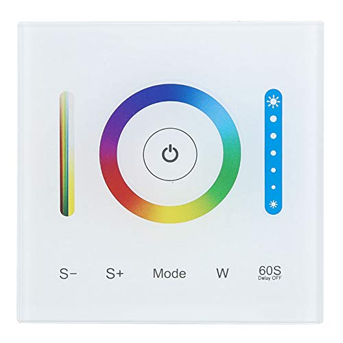 Zerodis Milight Wand Touch Panel LED Controller für RGB/RGBW/RGB + CCT Farbwechsel LED Streifen Licht mit DC 12-24V von Zerodis