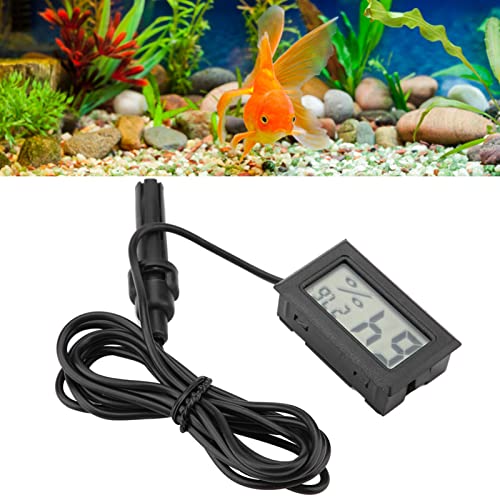 Mini-Digital-Hygrometer-Thermometer-Messgerät mit Sonde, LCD-Thermometer-Hygrometer-Luftfeuchtigkeits-Temperaturmonitor, Innenthermometer-Hygrometer-Monitor für Gewächshaus, von Zerodis