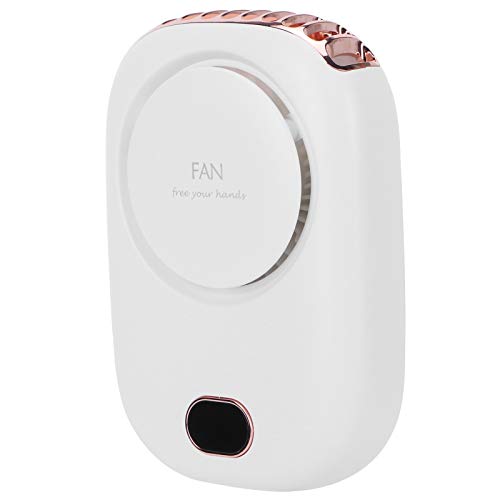 Mini-Handventilator, Persönlicher Tragbarer Ventilator 3-Gang-Lanyard USB-Aufladung Kleiner Schreibtisch Kühler Gesichtsventilator Hals Hängen Klingenloser Lüfter für Campingreisen zu Hause(Weiß) Mini-Handventilator, Persönlicher Tragbarer Ventilator 3-Gang-Lanyard USB-Aufladung Kleiner Schreibtisch Kühler Gesichtsventilator Hals Hängen Klingenloser Lüfter für Campingreisen zu Hause(Weiß) von Zerodis