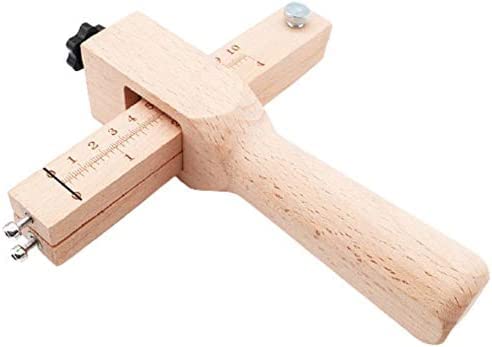 Riemenschneider Einstellbare Holz Leder Werkzeug Cutter Strip Strap mit 5 Klingen Hand schneiden DIY Handwerk Werkzeug （Neue und alte Modelle werden nach dem Zufallsprinzip versendet） von Zerodis