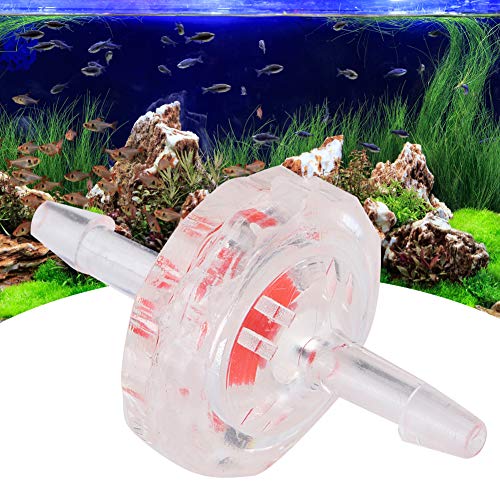 10 Stück Rückschlagventil, Aquarium Luftpumpe Einweg-Rückschlagventil Waterstop Aquarium Luftpumpe Zubehör für Aquarium Teich(3mm) von Zerodis