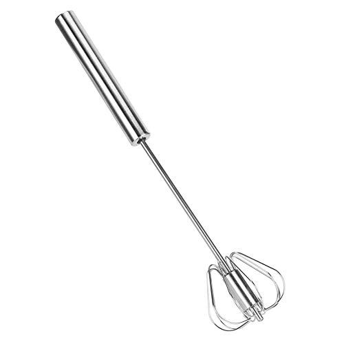 Schneebesen, Eiermischer Rostfreie Handmixer Halbautomatischer Schneebesen Handschub Mehrzweck-Stabmixer Akku-Elektro-Küchenmixer Mixer Schlagen Mischen Rühren für die Küche von Zerodis