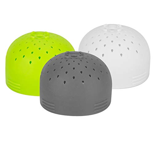 Siebe, Mehrzweck-Silikon-Mini-Sieb 2.9in Kleine Beeren-Sieb Lebensmittelsiebe für Dosen Obstsaftpresse(Grau) von Zerodis