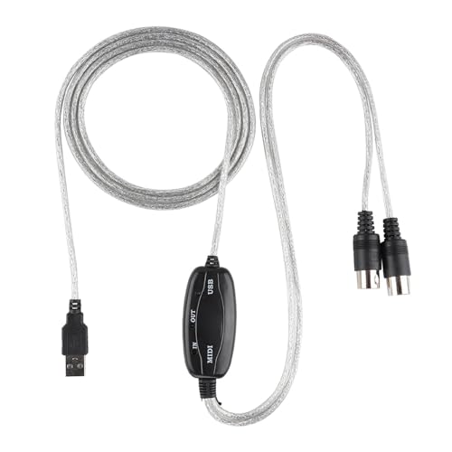 TV-Video-Home-Zubehör MIDI-zu-USB-Kabel Musikaufnahme mit Tastatur, USB-MIDI-Kabel TV-Video-Home-Zubehör MIDI-zu-USB-Kabel Musikaufnahme mit Tastatur, USB-MIDI-Kabel von Zerodis