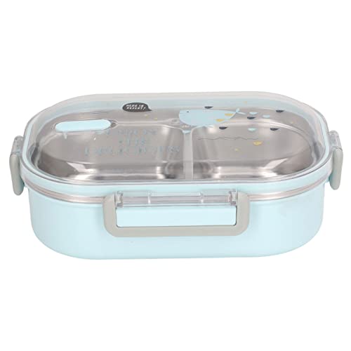 Thermal Insulation Bento Lunch Box Compartment Liner Thermal Insulation Bento Lunch Box Container for Student Children Stainless Steel Lunch Box Silicone Thermal Insulation (Transparenter blauer von Zerodis