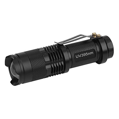 Taschenlampe, Taschenlampe, LED-Handheld, ultraviolett, Schwarzlicht, Inspektionslampe, Taschenlampe, Gelderkennung (395 nm) von Zerodis