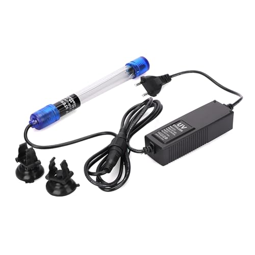 UV-Tauchleuchte/UV-Sterilisator für Aquarien zur Unterwasser-Sterilisation, Wasser-Desinfektion und Abtöten von Grünalgen und Bakterien, EU-Stecker (11W) von Zerodis