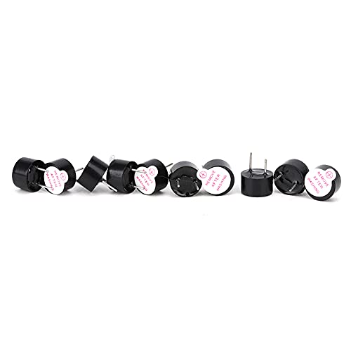 Zerodis 10 PCs Active Summer, Mini Active Piezo Elektromagnetische Summer Alarm Sounder Lautsprecher Piepton für Computer Drucker Kopierer Alarm Elektronische Spielzeugauto von Zerodis