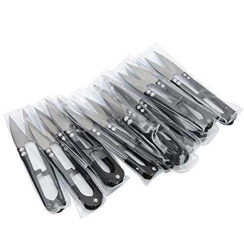 Nähscheren, 12-stückiges Set mit SK5 Hartstahl, Federgarnschere, Fadenschneider, kleine Schere, Trimmzange, perfekt für DIY-Zubehör und Handarbeiten von Zerodis