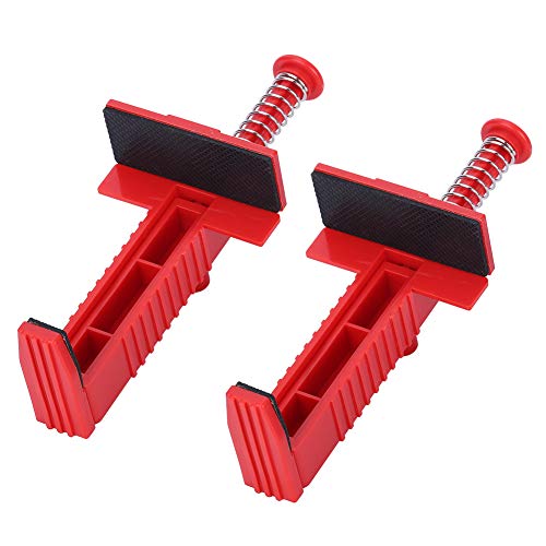 2PCS Brick Liner Runner Drahtschublade Maurerarbeiten Messwerkzeug Nivellierung mit rutschfestem Pad Messwerkzeug für den Hochbau(Red) von Zerodis