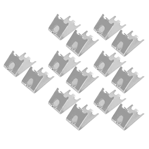 Zerodis 304 Edelstahl Gefrierschrankschelfklammern mit 1,5 Mm Dick für Große Frachtlagerkapazität für den Haushaltsgebrauch - 14 Stcs von Zerodis