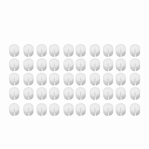Zerodis 50Pcs Hydroponischen Schwamm Hydroponik Soilless Gemüseanbau Gartenbau Gemüse Pflanze Pflanzenwachstum Hydroponics System Sämling Schwämme Gewächshaus(50mm / 2.0) von Zerodis