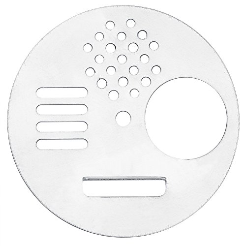 Zerodis 5Pcs Edelstahl Imker Bienenstock Zugang Tür Imkereiausrüstung Zubehör Bee Hive Disc Scheibe Belüftungsöffnungen Bienenzucht Werkzeug von Zerodis