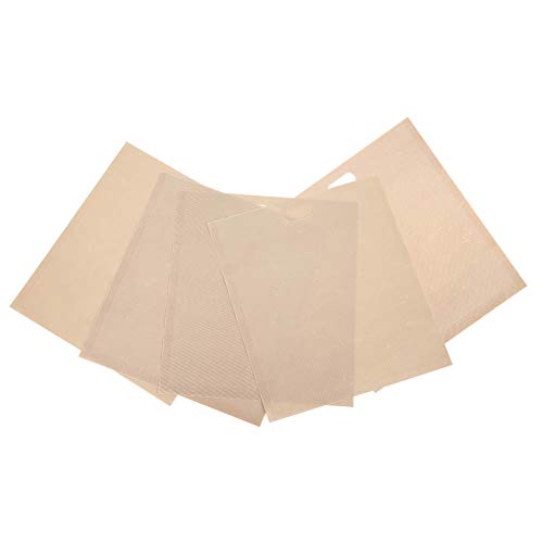 Zerodis 5pcs Wiederverwendbare Toaster-Taschen Nicht-Stall-Brottaschen Wrap von Zerodis