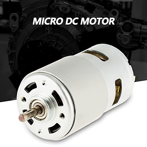 Zerodis 775 DC -Motor, 12 V 7000 U/Min Hohe Geschwindigkeit, Kleiner Gebürsteter Motor mit Reinem Kupferdraht -Spule, Metallgetriebe für Elektrisches Elektrowerkzeug, Spielzeug, Staubsaugerer von Zerodis