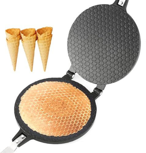 Aluminiumlegierung Gas antihaft Waffeleisen Kuchen Bratpfanne Frühlingsrolle Form Haushalt Küche Backen Werkzeug von Zerodis