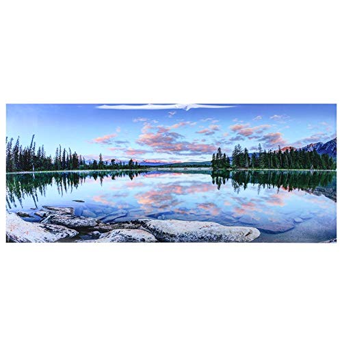 Zerodis Aquarium Poster Dekoratives Hintergrundplakat Gemälde PVC Aufkleber Landschaft Bild für Aquarium Aquarium(122 * 50cm) von Zerodis