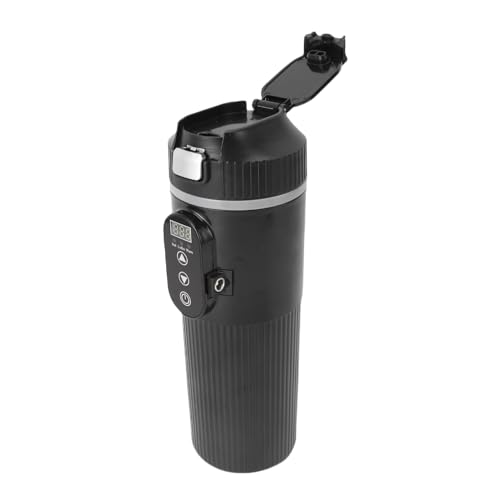 Zerodis Auto Elektrokessel Elektrelte Kessel LED Display Auto Heißwarenhitzer 500 Ml Kapazität Wasserkessel Edelstahl Bauwagen Kaffeemaschine Elektrokessel Bequem von Zerodis