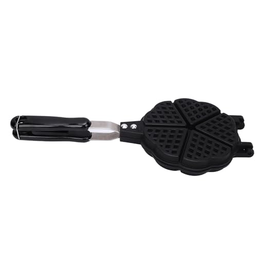 Zerodis Backschalen Geformte Waffelmacher Nicht -Stick -Beschichtung Waffel Eisen Leichtes Design Küchengeschirr Aluminium Pfanne für Heimcamping und Picknicks Waffelhersteller Pan Herz Waffel Zerodis Backschalen Geformte Waffelmacher Nicht -Stick -Beschichtung Waffel Eisen Leichtes Design Küchengeschirr Aluminium Pfanne für Heimcamping und Picknicks Waffelhersteller Pan Herz Waffel von Zerodis