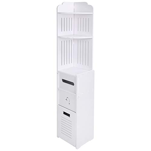 Zerodis Badezimmerschränke Papierhandtuchregal Mülleimer für Lager Schrank Organisation Dusche Caddy Regal für Badezimmer Küchenkorridor und Schlafzimmer Badezimmerschrank mit Badezimmer von Zerodis