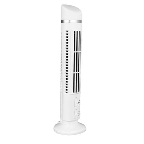 Zerodis Bladeless Tower -Lüfter 90 -Grad Oszillierende Ruhige Tragbare USB Schreibtisch Lüfter für das Büro Im Heimischen Schlafzimmer, Klingenlose Kühlung für Sichere Verwendung und Kompaktes und von Zerodis