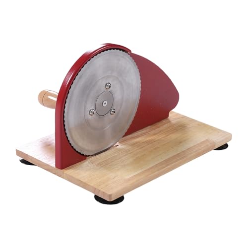 Zerodis Brothersteller Maschine Holzbasis Tragbare Manuelle Brotschneide -Maschine Brotschneider für Laib Sauerteig Baguettes Hand Kurbel Brotschneide Handkurbel Brot Zerodis Brothersteller Maschine Holzbasis Tragbare Manuelle Brotschneide -Maschine Brotschneider für Laib Sauerteig Baguettes Hand Kurbel Brotschneide Handkurbel Brot von Zerodis