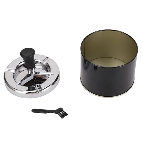 Zerodis Bürovorräte mit Deckel Tabletop Runde Abfallkorb Desktop Kleiner Mülleimer Recycling -Behälter Niedlicher Metallmüll für Tabletop Arbeitsplatte Verwenden Mini -Desktop Müll Können Mini Müll. von Zerodis