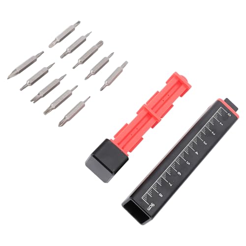 Zerodis Compact 21 in 1 Multi -Bit -Schraubendreher Set mit Strukturiertem Mattem Metalldesign Zur Einfachen Verwendung, Ideal für Mobiltelefone Tablets Computer von Zerodis