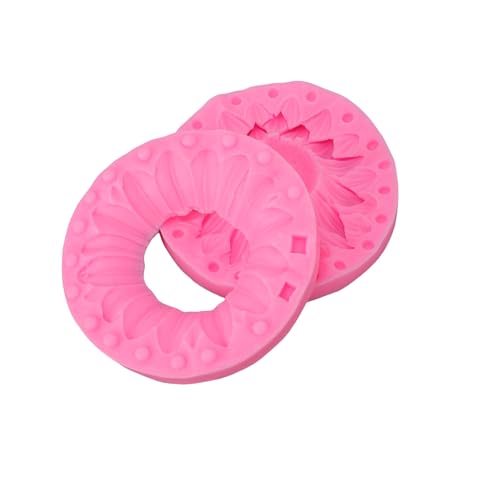 Zerodis Crafting -Werkzeuge Form Fondant Backform Weiche Silikonkuchenform Kuchen Gussform Seifenliefe Making Schokolade Machen Schimmel für Kekse -Süßigkeiten Dekoration Silikon Backform von Zerodis