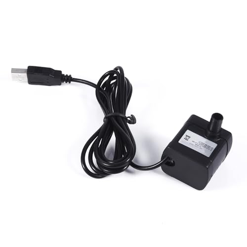 Zerodis Doppelwasserpumpe ohne Escobrillas USB 5V -Stecker für Aquarium, Hohe Effizienz, Kleines Format, Hydropulture -Systeme von Zerodis