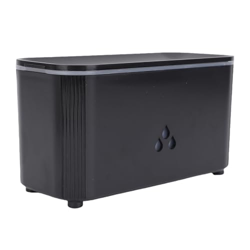 Zerodis Duftdiffusor Farbwechsel Nachtlicht 160 Ml Mini USB ätherische Öldiffusor mit 7 Farb -LED (BLACK) von Zerodis