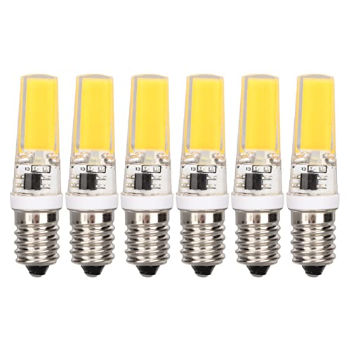 E14 LED Birne, 6 Stück 9W Dimmbare Glühbirne 360 ​​Grad Abstrahlwinkel Deckenlampe Birne für Deckenventilator Lampen Schranklampen Wandlampen (Warmes Licht) von Zerodis